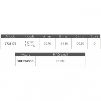 TURBINE SHERWOOD 22000K