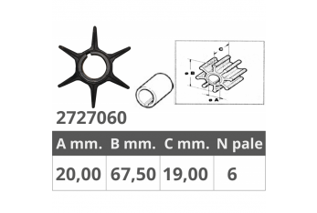 TURBINE SUZUKI 2T DT50-60-75-85