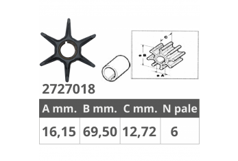 TURBINE YAMAHA 2T 25-30 CV