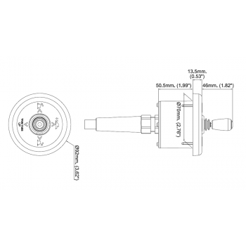 JOYSTICK NOIR POUR ACTIONNEUR