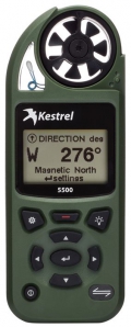 Kestrel 5500 avec LiNK et girouette olive
