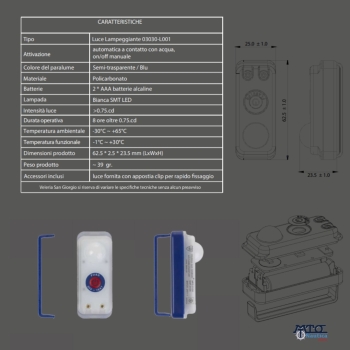 Airbag de bouée de sauvetage auto-gonflable Smart Veleria San Giorgio