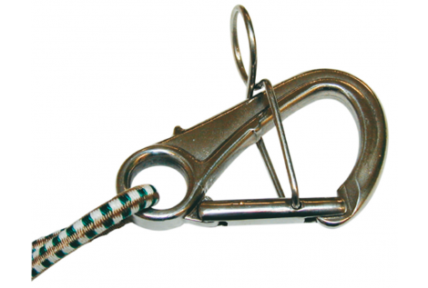 mousqueton en acier inoxydable 316