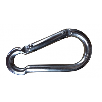 Mousqueton en acier inoxydable Ø MM.8 AP. Transv.