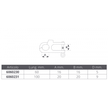 MOUSQUETON DE SKI NAUTIQUE