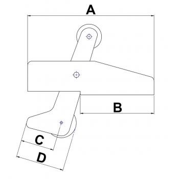 Rouleau d'étrave inox 316