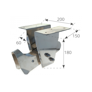 Rouleau d'étrave en acier inoxydable