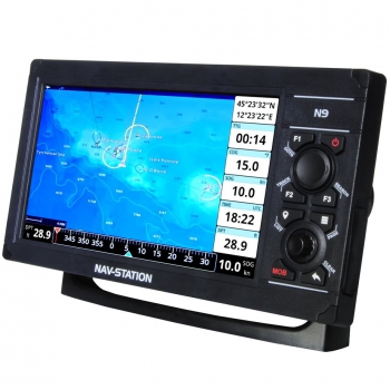 Fonctions de navigation et de navigation de la Nav-Station N9 du navigateur GPS marin