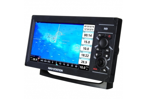 Fonctions de navigation et de navigation de la Nav-Station N9 du navigateur GPS marin