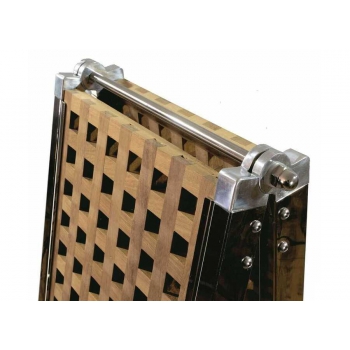 Passerelle pliante en acier et charbon