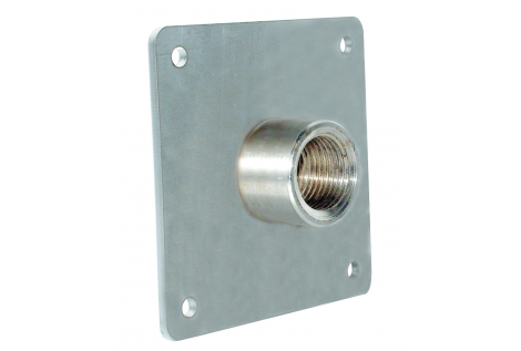 PLAQUE EN ACIER INOXYDABLE AVEC MANCHES 3/8