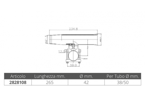 SUPPORT DE TIGE EN ACIER INOXYDABLE RÉGLABLE