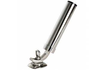 Porte-canne réglable base plate en acier inoxydable