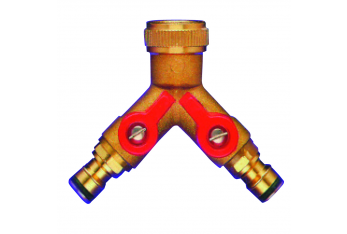 ROBINET À 2 VOIES INDÉPENDANTES 3/4