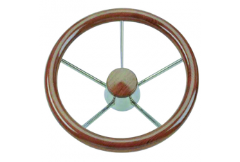 ROUE DE gouvernail en TECK Ø MM.350