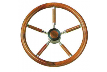 ROUE DE gouvernail en TECK Ø MM.400