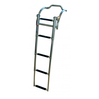 ÉCHELLE EN ACIER INOXYDABLE POUR BATEAUX GONFLABLES 4GR.