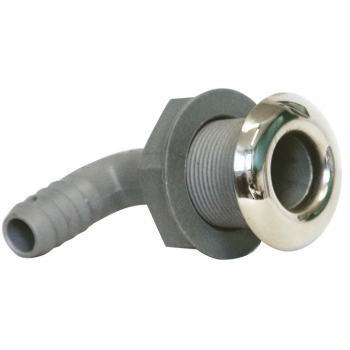 ECHAPPEMENT COURBE PVC / INOX Ø MM. 19