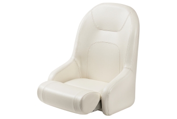 Siège rembourré avec flip up H51 RAL9010 