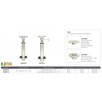 SUPPORT TÉLESCOPIQUE MM 450/680