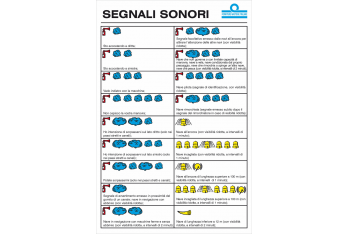 TABLEAU DE SIGNAL SONORE CM. 16X24