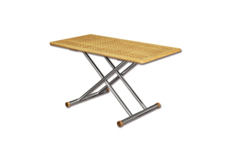 Table Magnum en Argent avec Plateau Carabottito