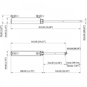 Système de direction hydraulique GF150T MaviMare hors-bord jusqu'à 150HP complet