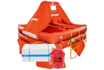 Radeau de sauvetage de plus de 12 milles 6 personnes Eurovinil ISO 9650 ABS + sac de transport
